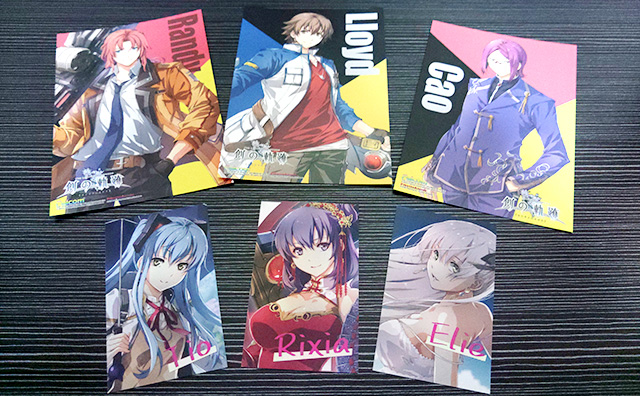 ピカットアニメ 創の軌跡 特務支援課 ポストカード＋名刺風イラストカード 2セット目