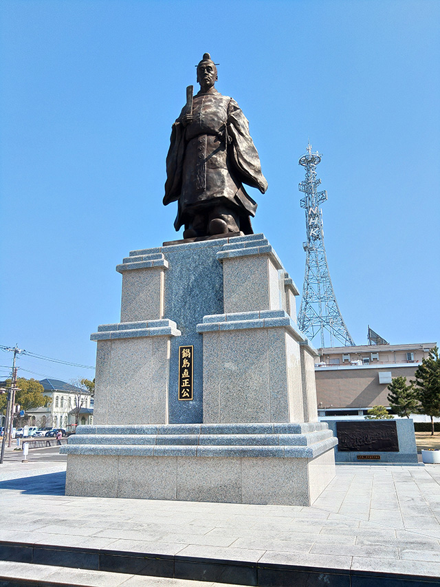佐賀城 鍋島直正 銅像
