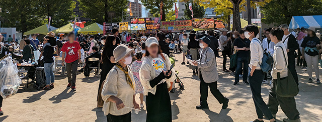 酒まつり メイン会場 屋台1