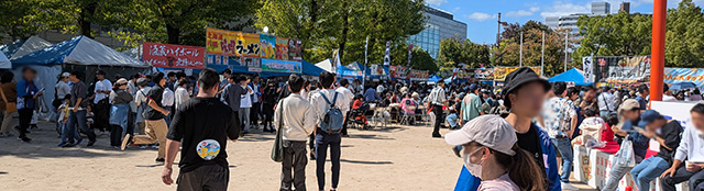 酒まつり メイン会場 屋台2