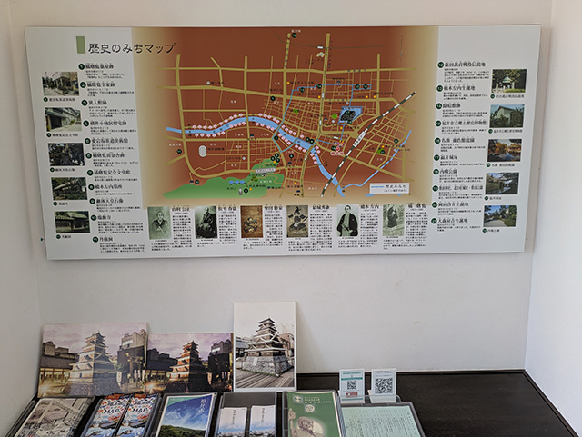 北の庄城址資料館 展示物1