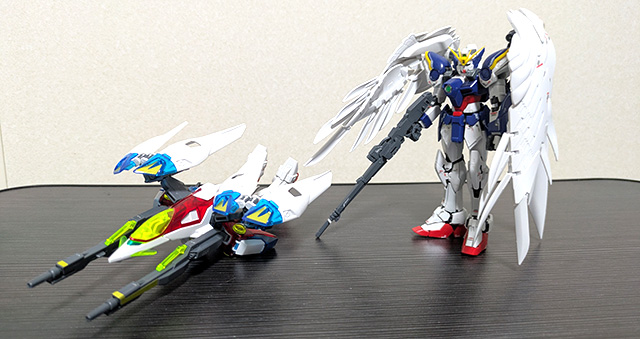 ガンプラ HGAC ウイングガンダムゼロ ソリッドクリア ネオバード形態 EW