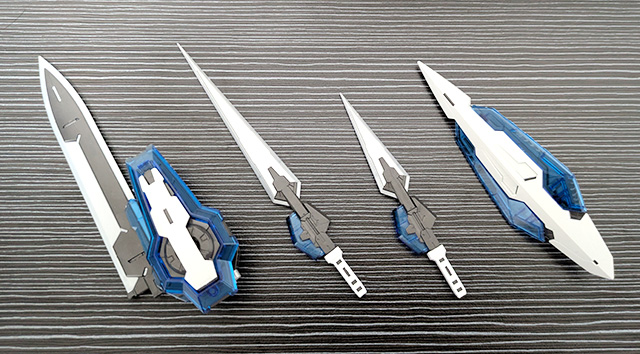 ガンプラ MG ガンダムエクシア ソリッドクリア 装備品