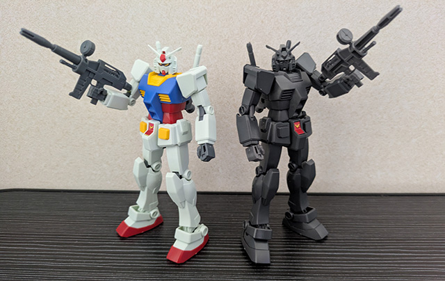 ガンダム 組立体験会ver. 完成 ポーズ 正面 二体