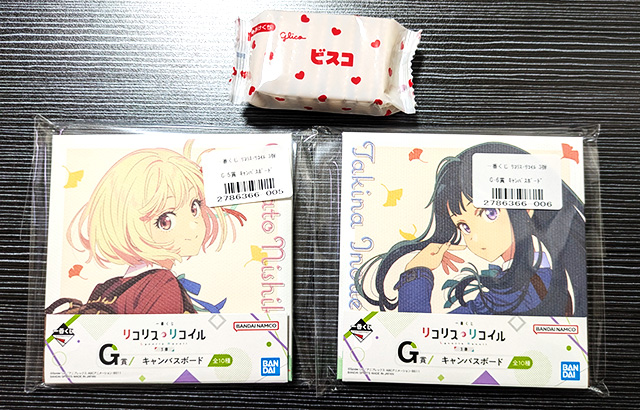 一番くじ リコリス・リコイル 3弾 G賞 キャンバスボード