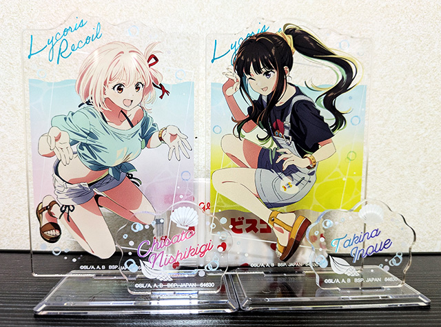 一番くじ リコリス・リコイル 3弾 E賞 アクリルスタンドアソート 開封 設置