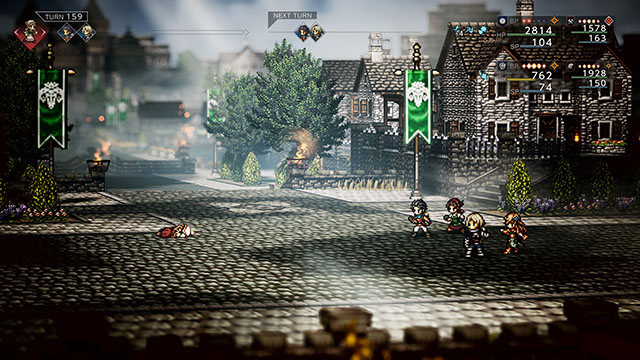 オクトパストラベラー0 歴戦の剣 守護者 戦闘終了ターン