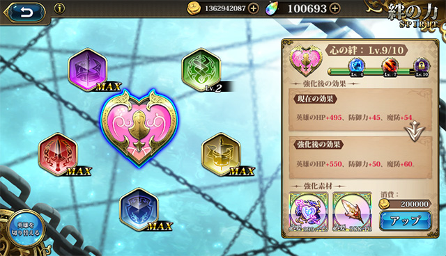 ランモバ 心の絆 シエナ 超然の心 熱意の羽毛