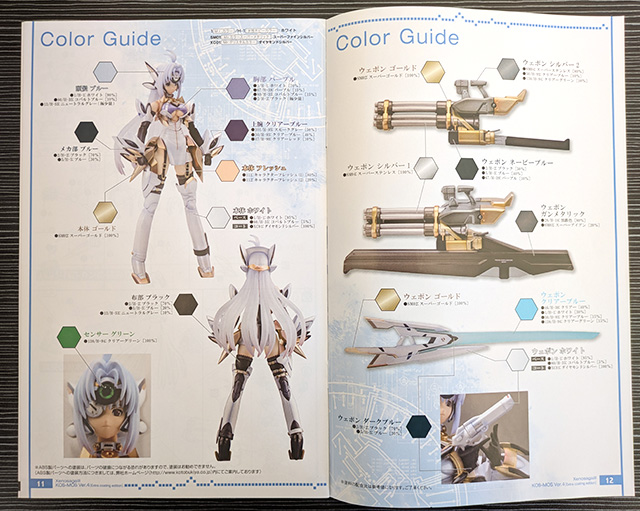 美プラ KOTOBUKIYA ゼノサーガⅢ KOS-MOS ver.4 説明書3
