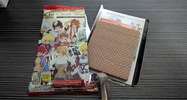 テイルズ オブ シリーズ 30th Anniversary カードウエハース パッケージ 開封