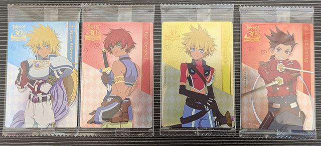 テイルズ オブ シリーズ 30th Anniversary カードウエハース パッケージ 開封 キャラクターカード1