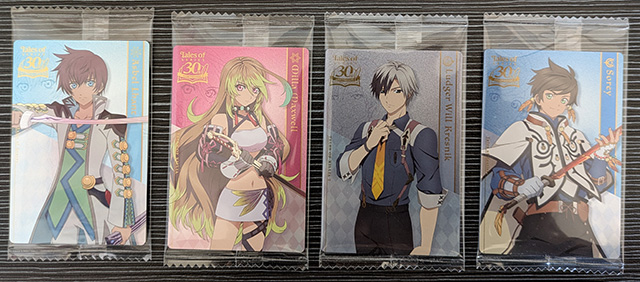 テイルズ オブ シリーズ 30th Anniversary カードウエハース パッケージ 開封 キャラクターカード3