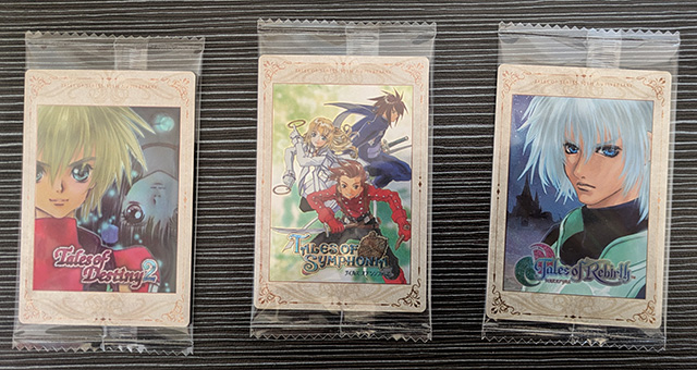 テイルズ オブ シリーズ 30th Anniversary カードウエハース パッケージ 開封 メインビジュアルカード1 表面