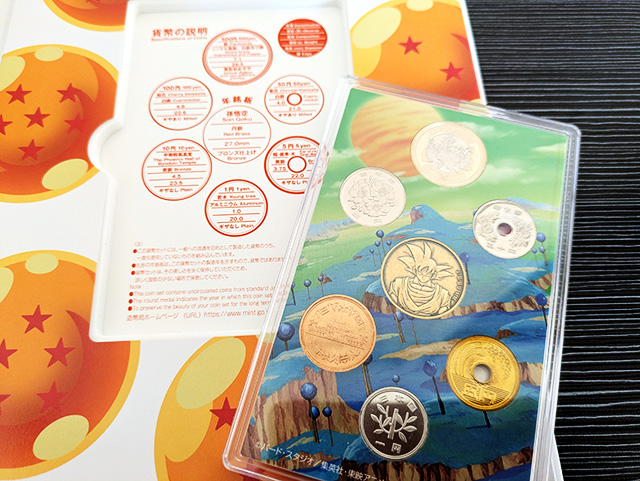 ドラゴンボール 40周年記念 貨幣セット 表