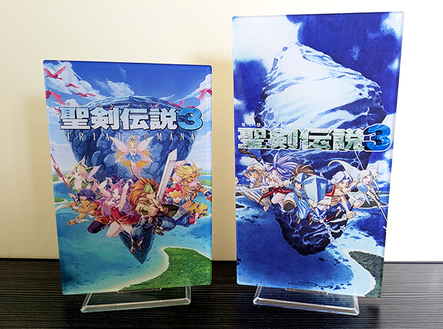聖剣伝説3 30周年記念オンラインくじ B賞 パッケージアートアクリルパネル 組み立て