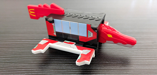 マクドナルド ハッピーセット へんしん！マクドナルドロボ メガモッサ 展開 右向き
