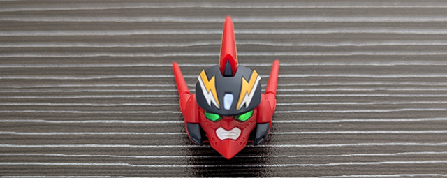 マクロスモデラーズ マクロス7 VF-19改 ファイヤーバルキリー 頭部 正面