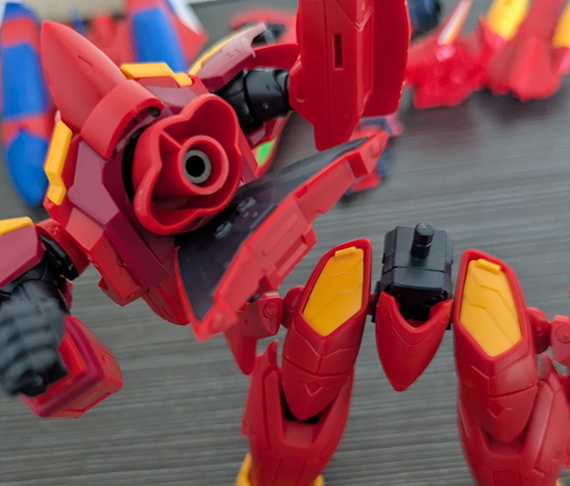 マクロスモデラーズ マクロス7 VF-19改 ファイヤーバルキリー パーツ入り込み
